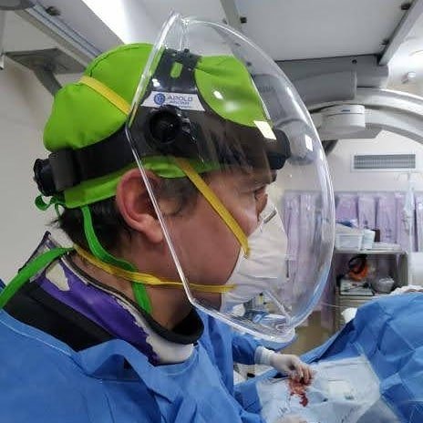 MASCARA ACRILICA MOLDEADA CON ARNES AJUSTABLE APOLO 11 - Imagen 2