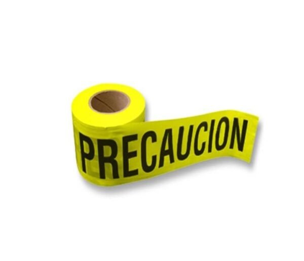 CINTA PRECAUCION AMARILLO/NEGRO 80X200 MTS.