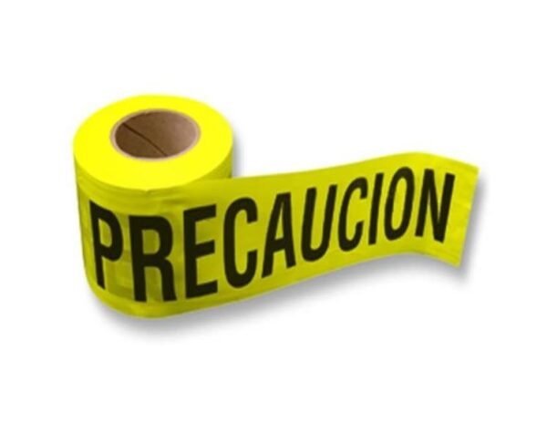 CINTA PRECAUCION AMARILLO/NEGRO 80X200 MTS. - Imagen 2