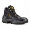 BOTIN PAMPA CAS CUERO FLOR C/P ACERO NEGRO Nº 37 A 47 - Imagen 2